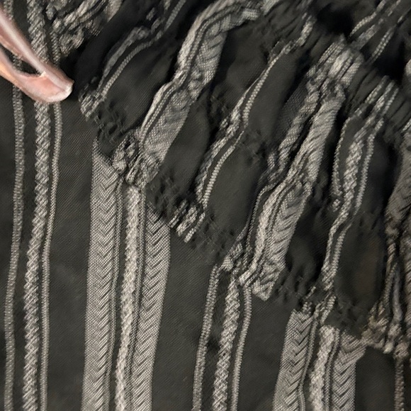 Terra & Sky Black and Gray Striped Dress size 3x - Picture 3 of 4